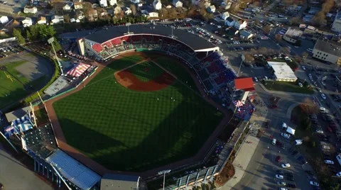 Aerial Stadium Stock Footage 50795385