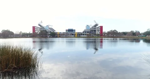 Aerial - The Stadium Stock Footage 91704985