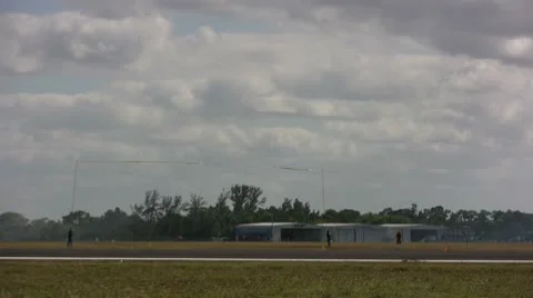 Aerial stunt Stock Footage 10594091