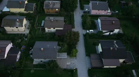 AERIAL: Suburbs Stock Footage 20589740