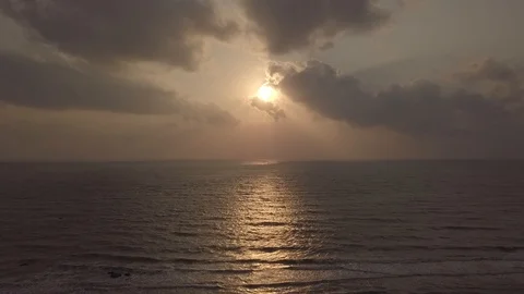 Aerial Sunrise Stock Footage 115820464