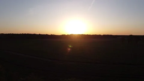 Aerial of the sunrise 動画素材 133279622