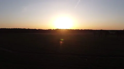 Aerial of the sunrise 库存影片 133280249