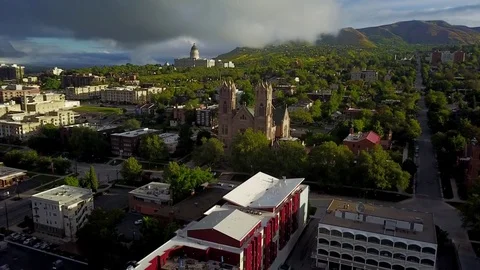 Downtown Salt Lake City Stock Footage ~ Royalty Free Stock Videos