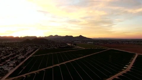 Aerial Sunset Timelapse Video stock 237724307