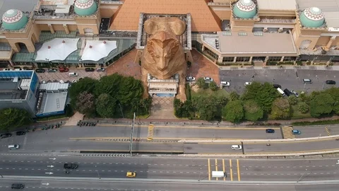 Aerial Sunway Pyramid Stock Footage 127288403