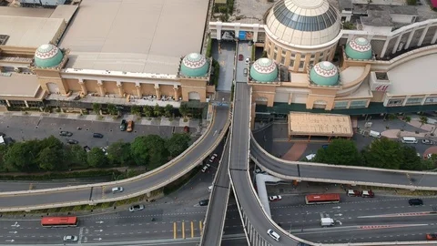 Aerial Sunway Pyramid Stock Footage 127288657