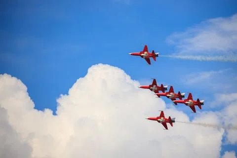 Aerial Symphony: Flight Elegance Stock Photos