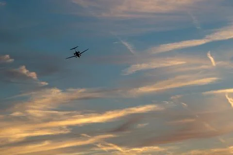 Aerial Symphony: Flight Elegance Stock Photos