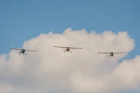 Aerial Symphony: Flight Elegance Stock Photos