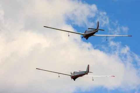 Aerial Symphony: Flight Elegance Stock Photos