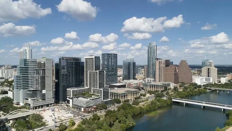 Aerial Texas Austin Stock Footage 94242268