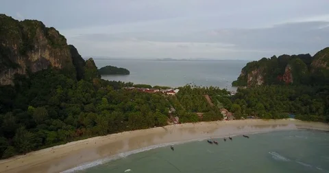 Aerial Thailand Beach  스톡 동영상 80151753