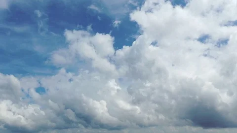 Aerial time lapse of clouds forming in sky Stock Footage 118490454