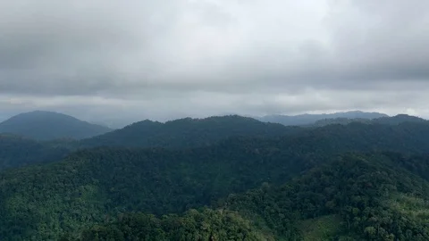 Aerial time lapse of clouds forming in sky Stock Footage 118504014