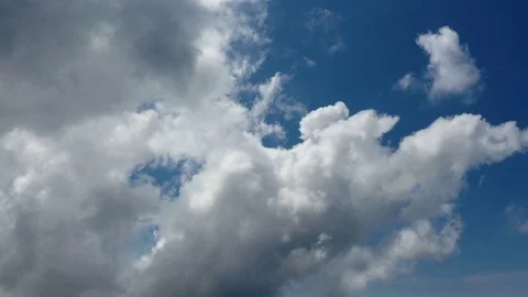 Aerial time lapse of clouds forming in sky Video stock 118635377