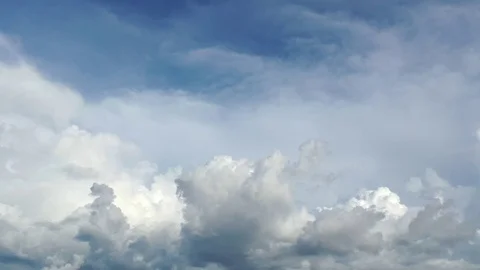 Aerial Time lapse video of clouds Stock Footage 118435960