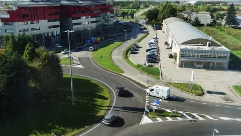 Aerial Of Timelapse Congested Freeway Traffic At Rush Hour Stock Footage 118519100