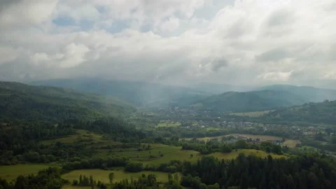 Aerial timelapse from drone Stock Footage 139427253