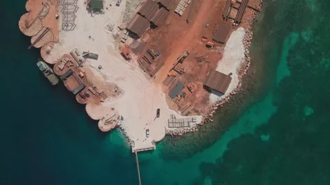 Aerial top down shot over the Puerto Cab... | Stock Video | Pond5