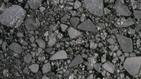 Aerial top-down view of drift ice. Environment and climate change concept. Stock Footage 172389961