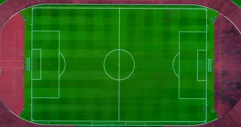 Aerial top down view of Shah Alam Stadium, Selangor, Malaysia. Stock Footage 96411554