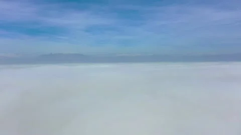 Aerial top view cloudscape Stock Footage 227011065