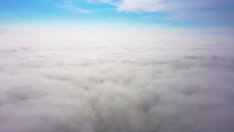 Aerial top view cloudscape. Texture of clouds. View from above. Stock Footage 227011028