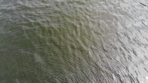 Aerial top view over river Stock Footage 107459503