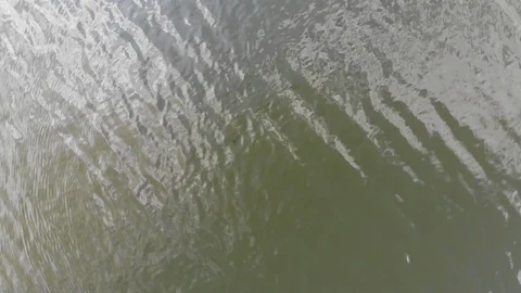 Aerial top view over river Stock Footage 107459592