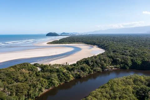 Aerial top view Stock Photos