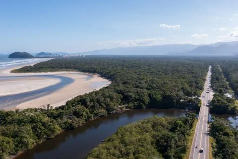 Aerial top view Stock Photos