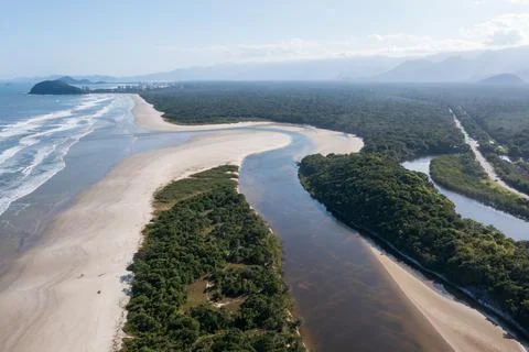 Aerial top view Stock Photos