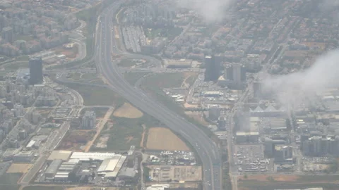 Aerial top view of progresive city. Tel-Aviv. 16.04.2018 Stock Footage 88662401