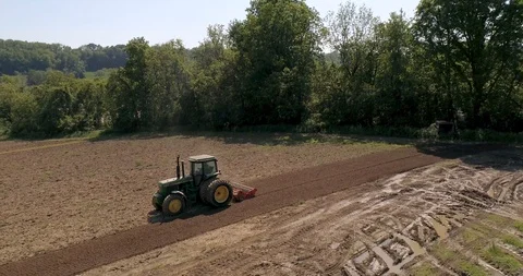 Aerial Tractor 02 库存影片 90350258
