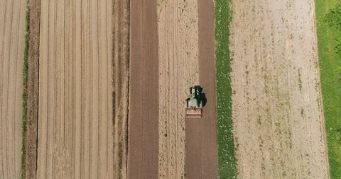 Aerial Tractor 29 库存影片 90350595