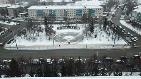 Aerial traffic from above Stock-Footage 111242840
