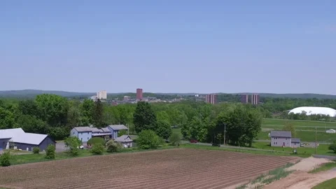 An Aerial Of UMass, Amherst Stock Footage 329690177