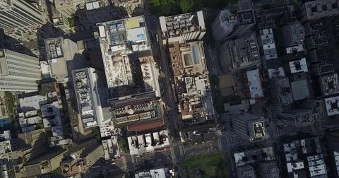 Aerial of Upper East Side, New York City Stockbeeldmateriaal 77329077