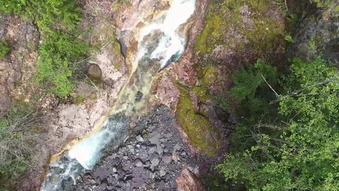 Aerial Upstream River 動画素材 111032584