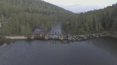Aerial of the Ural Stock Footage 118143845