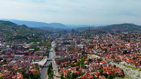 Aerial Urban Elegance Stock Footage 296614926