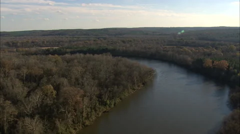 AERIAL US-Congaree River Stock Footage 52033463
