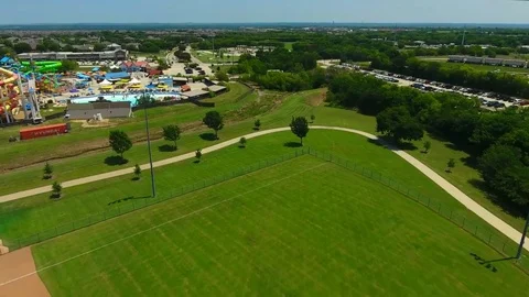 Aerial Video of Baseball Field Stock Footage 82746194