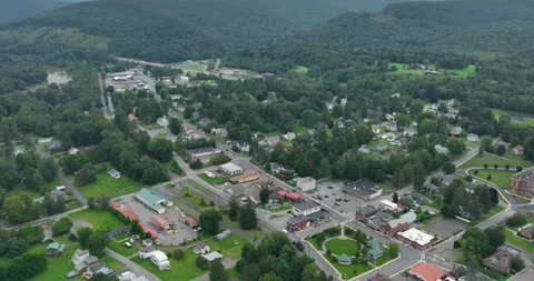 Aerial video of the bridge of the Cannon... | Stock Video | Pond5