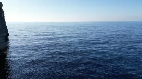 Aerial video of cliffs in Malta Stock Footage 247428793