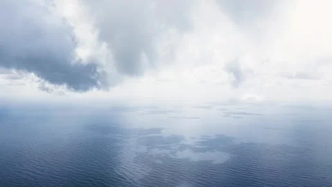 Aerial Video contrast between clean and polluted sea water near beach 動画素材 341272597