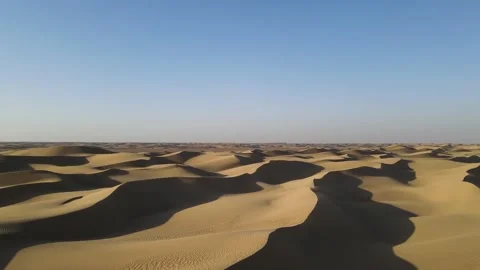 Aerial video in desert Stock Footage 156960736