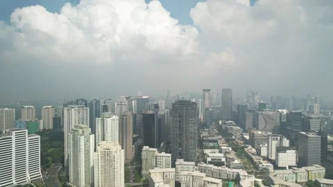 Aerial Video Drone Shot of BGC Stock Video Pond5