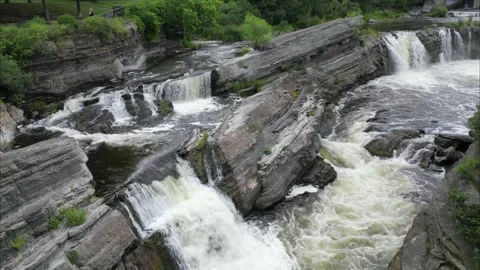 Aerial Video - Hogsback Dam Ottawa Stock Footage 277586008
